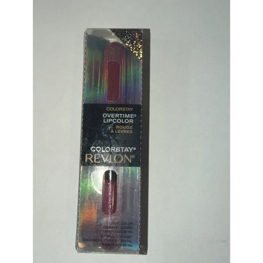 Revlon Colorstay Overtime Lipcolor PERENNIAL PLUM New/Sealed/Boxed Discontinued